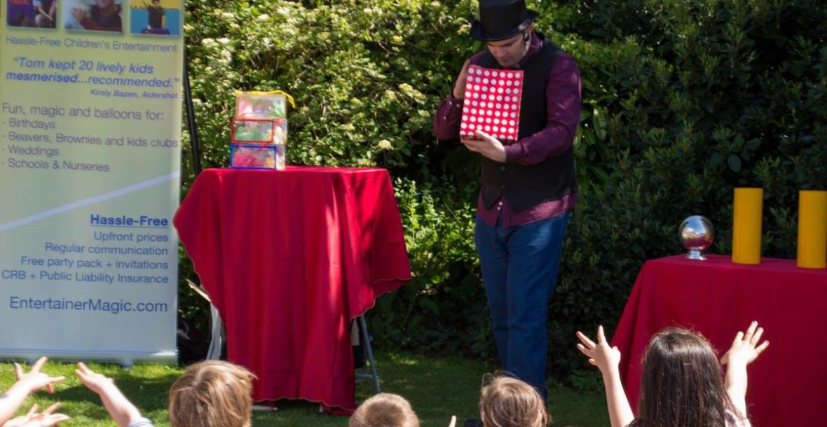 Tom Tricks Fun Magic Show for Chlidren at Event