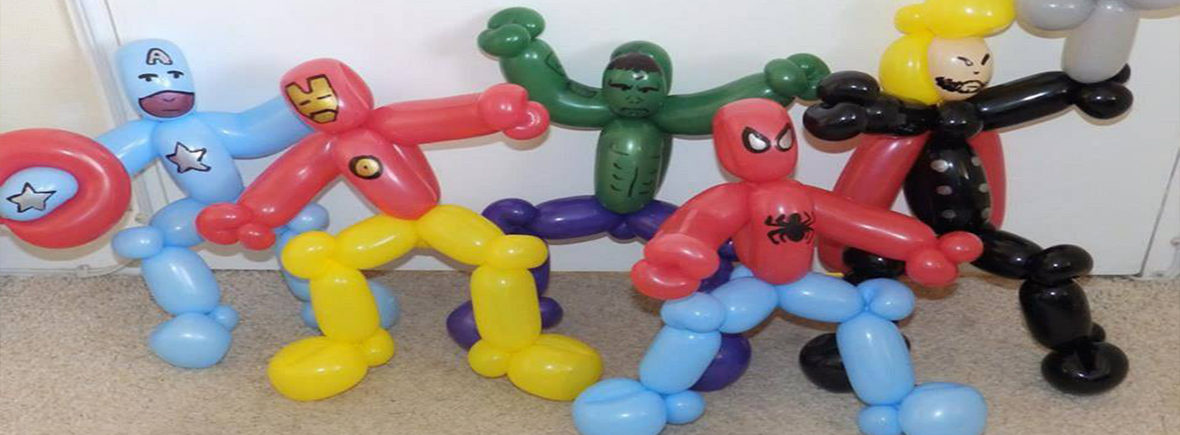 superhero balloon models